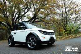 La TAZZARI ZERO électrique présentée au Salon du Cabriolet et au Mondial de Paris 2010