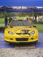 Bryan Bouffier au Rallye d'Antibes sur la Proton Satria Neo S2000