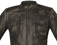 Held Lennox: cuir au look vintage.