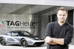 Le Roadster Tesla TAG Heuer électrique soutenu par Leonardo Di Caprio