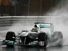 Essais F1 Barcelone Jour 5 . la pluie et Rosberg pour finir