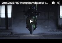 Kawasaki Z125 Pro: la vidéo officielle (version complète)
