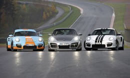 Les Porsche 997 GT2 9FF, Sportec et Techart se mesurent sur un circuit. Laquelle sera la plus rapide?
