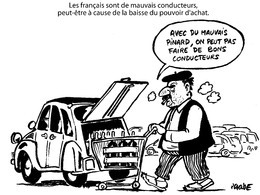 Le dessin du jour – Les vraies causes de l’insécurité routière d’après Placide