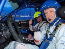 Harold Primat s'est essayé au rallye...