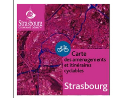 Strasbourg : deux nouvelles cartes des aménagements et itinéraires cyclables vous sont offertes