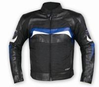 Cuir et textile aéré : le blouson A-Pro Breeze.