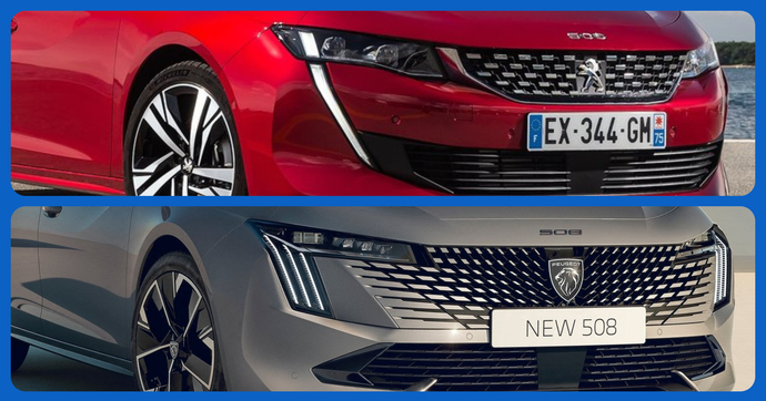 Avant/après : tout savoir sur le restylage de la Peugeot 508 de seconde génération