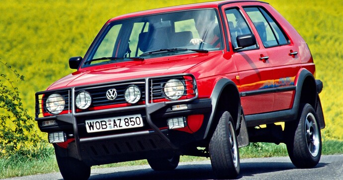 Le premier SUV compact de Volkswagen n’est pas le Tiguan mais bien une Golf très étrange !