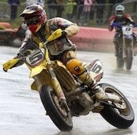 Supermotard championnat de France 2011, Alpe d’Huez, interview de Boris Chambon: "... cette année sera ma dernière saison..."