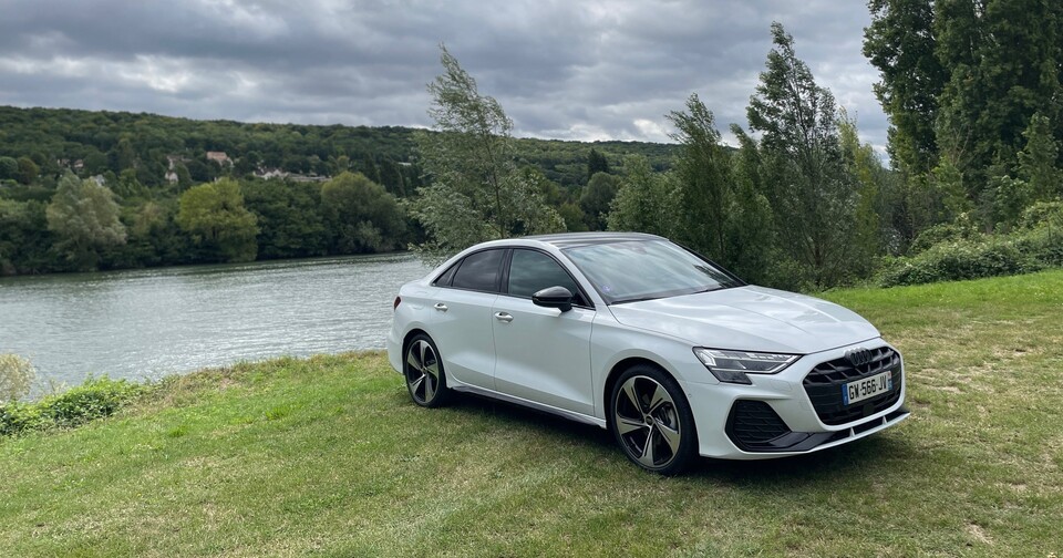 Les premières images en direct de l'essai  de l'Audi A3 berline restylée + impressions de conduite