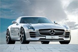 Mercedes SLS AMG par AK-Car Design : virtuelle mais pas vilaine