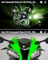 Kawasaki ZX-10R: pas 1 mais 2 vidéos