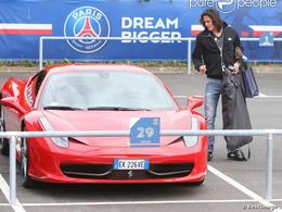 La Ferrari 458 Italia d'Edinson Cavani, attaquant du PSG