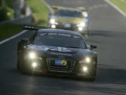 24 Heures du Nürburgring - 7 Audi R8 LMS au départ
