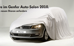 Nouveau Volkswagen Sharan en teasing avant le Salon de Genève
