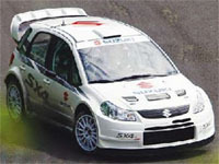 WRC: la Suzuki SX4 WRC en test