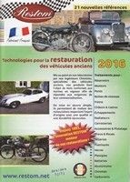 Le catalogue Restom 2016 est disponible.
