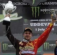 Motocross mondial Suède : Cairoli relance le championnat, Desalle prend la plaque rouge