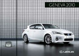 Genève 2010 : Lexus CT 200h en avance