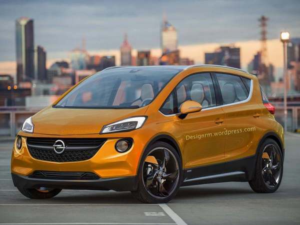 Un graphiste imagine la future citadine électrique d'Opel