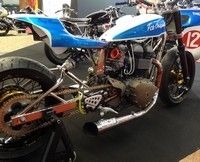 En direct du Salon de Paris: les "café-racers" à la crème anglaise.