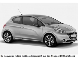 Radars mobiles : les Peugeot 208 flashent dans les deux sens