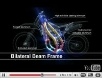 Vidéo Moto : La Yamaha YZ450F 2010, coté technique...