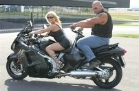 Suzuki GSXR Hayabusa moto Tandem