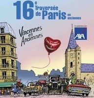 16ème traversée de Paris en anciennes le 10 janvier 2016: les femmes à l'honneur.