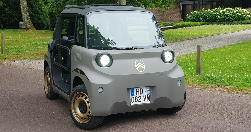 Citroën Ami electric quadricycle, compact car without driving license requirement