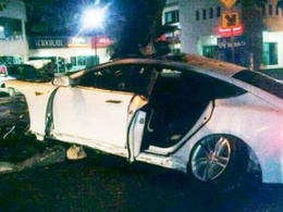 Une deuxième Tesla Model S en feu après un crash