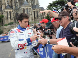 (Le Mans 2010) Loïc Duval, pilote de la Peugeot 908 "Oreca"