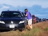Une centaine d'automobilistes coincés dans la boue à cause de leur GPS