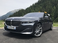 Premier essai de la BMW 745 - Vidéo en direct du salon de Val d'Isère 2019