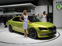 Skoda Superb : mature - Vidéo en direct du salon de Genève 2015