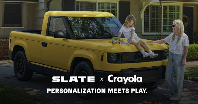 Cette voiture peut désormais prendre les couleurs des célèbres crayons Crayola