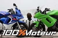 Essai comparatif : Suzuki GSXF 650 vs Kawasaki ER-6f