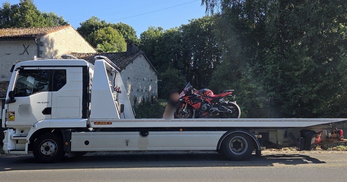 Sécurité routière : permis décroché en mai, retiré en juillet pour un jeune motard flashé à 146 km/h !