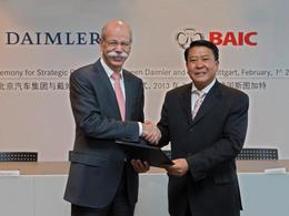 Daimler va prendre 12% du constructeur chinois BAIC