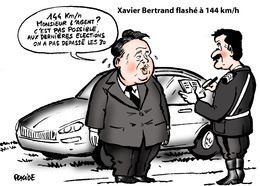 Le dessin du jour - Placide et Xavier Bertrand