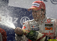 GP d'Allemagne : Fernando Alonso émerge de la tempête