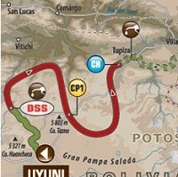 Dakar - étape 7 : le parcours du jour