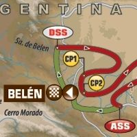 Dakar - étape 9 : le parcours du jour