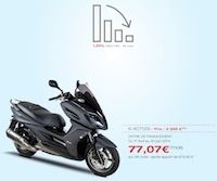 Kymco: offre de financement exceptionnelle jusqu’au 30 juin 2014 sur le K-XCT 125 i