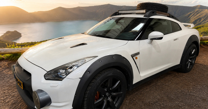 Une Nissan GT-R transformée en coupé de la fin du monde