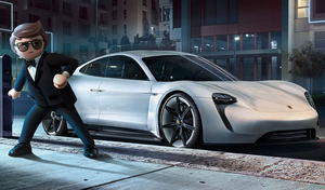 La Porsche Mission-E star du film Playmobil