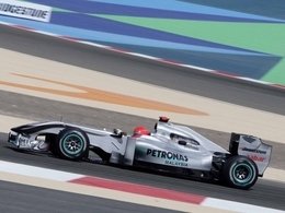 Schumacher bloqué au feu rouge