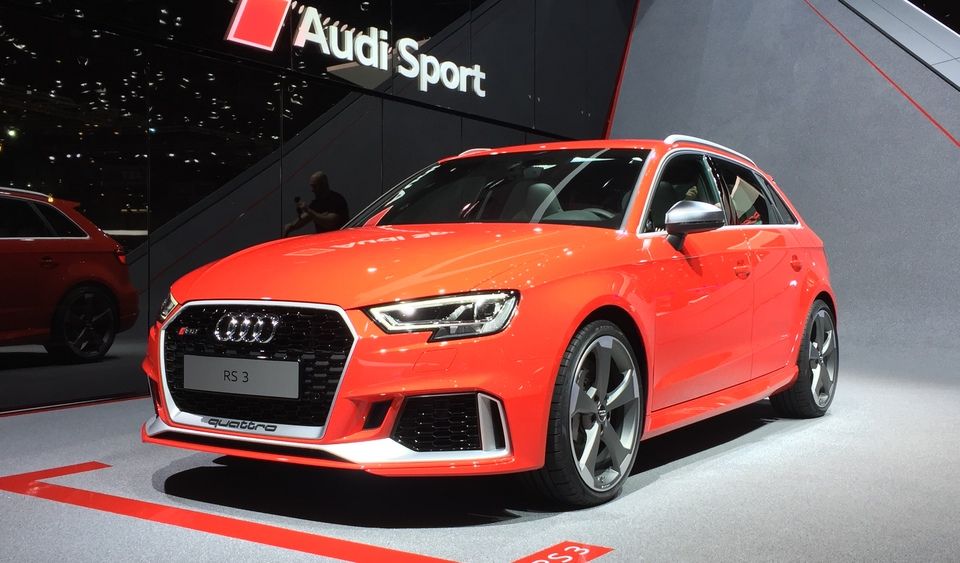Audi RS 3 Sportback: 400 ch! - Vidéo en direct du salon de Genève 2017