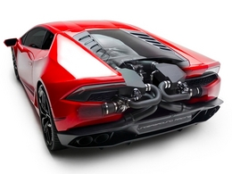 Underground Racing colle 2 turbos à la Lamborghini Huracan